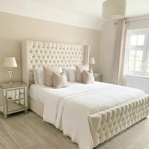 Wingedback chesterfield bed - wingedback,