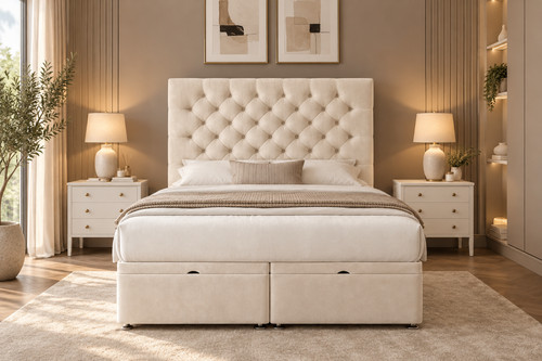 Chesterfield ottoman divan - ottoman, bed