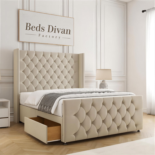 Orthopaedic divan bed set - bed,