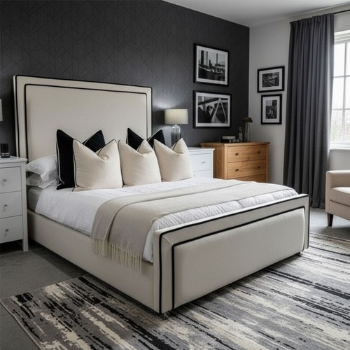 Pipping bed frame - bed, plush