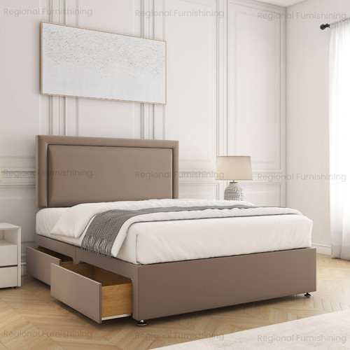New divan bed plush velvet - bed,