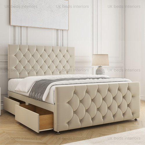 Luxury divan bed - set, plush
