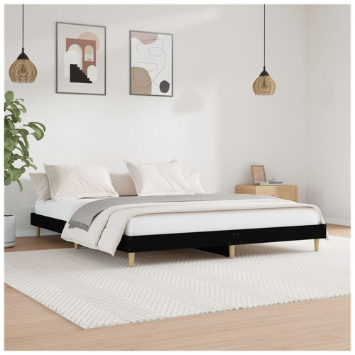 Bed frame black 200x200 - frame, cm