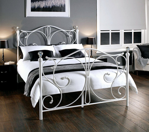 Luxury bed frame - bed, double