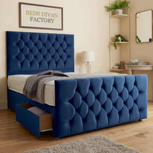 Chesterfield divan bed set - divan,