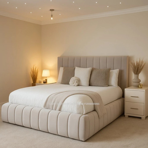 Luxury ottoman bed plush - ottoman,