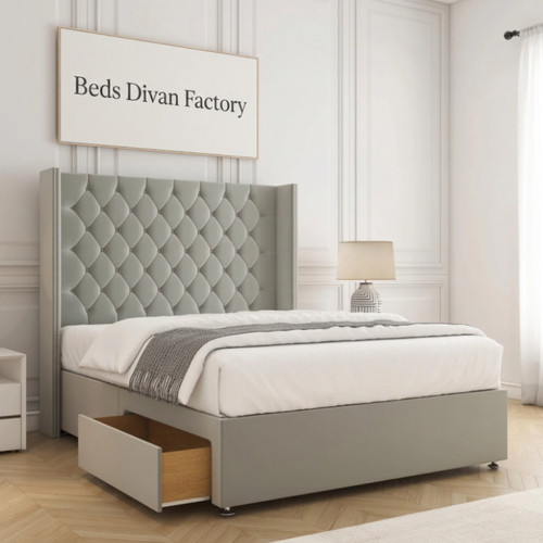 Divan bed set winged - set,